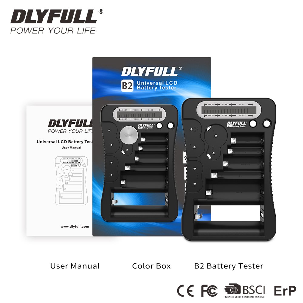 B2 alkaline battery capacity tester can test hearing aid battery