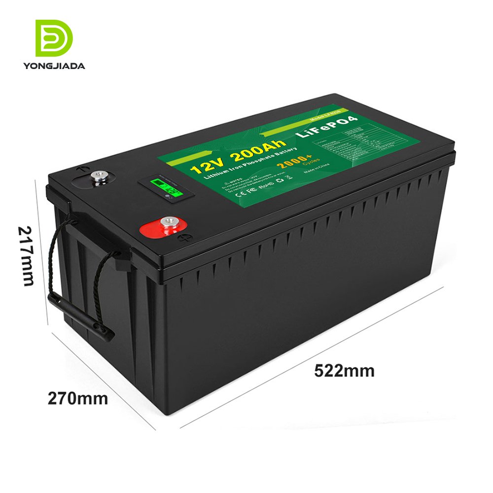 YONGJIADA 12v 100ah 200ah 280ah Lifepo4 Battery Pack With Box 12v 100ah 20ah 30ah Low Internal Resistance Sodium Ion Battery