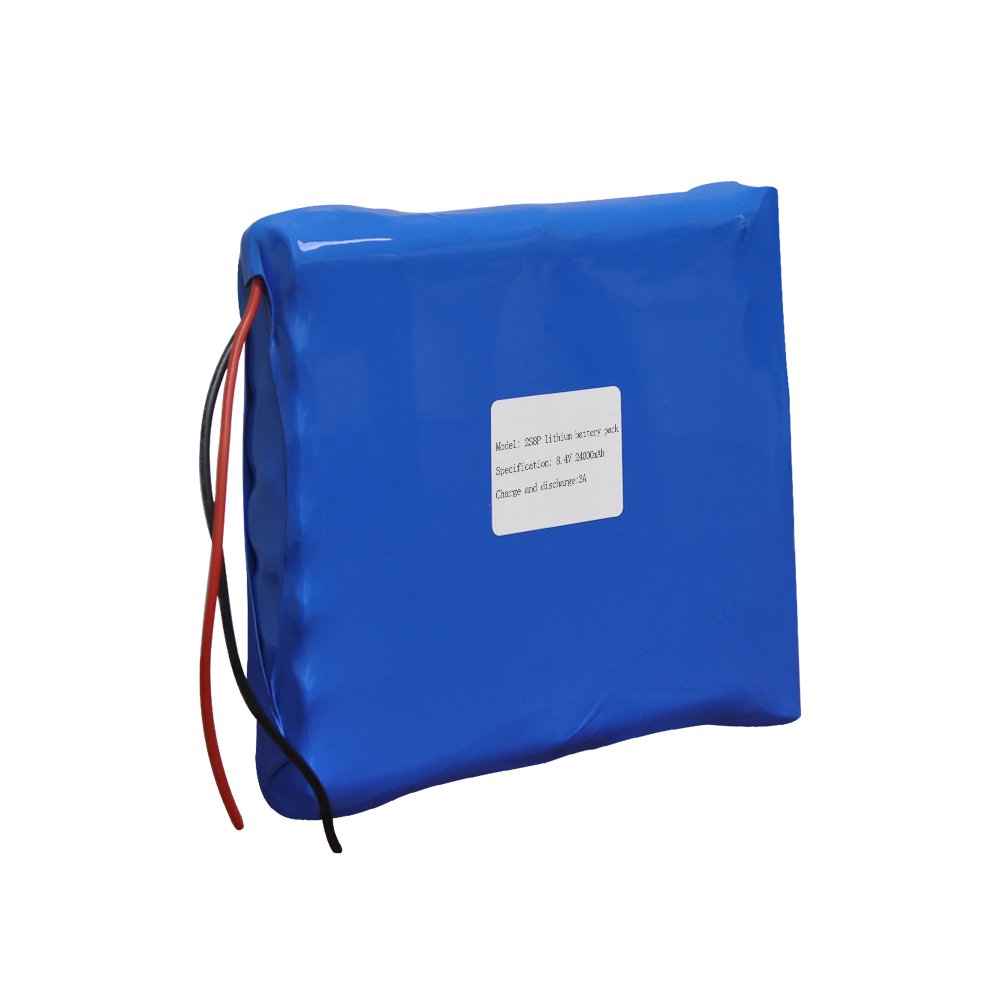Customized battery rechargeable pack 18650 lithium ion batteries 8.4V 24000mAh 201.6Wh IOT battery for solar power system
