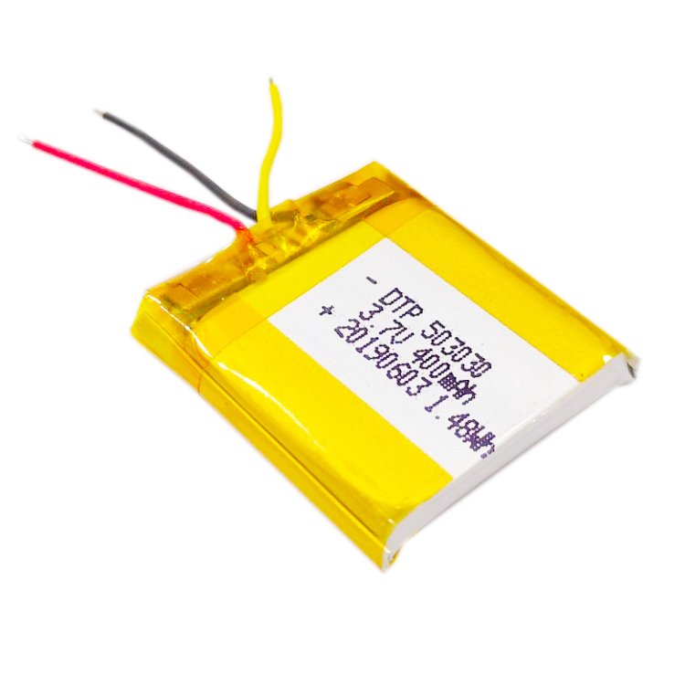 high quality 3.7V 503030 400mAh lithium ion polymer battery