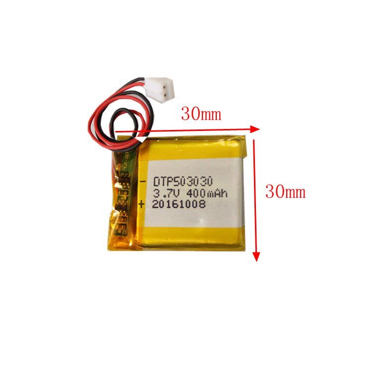 high quality 3.7V 503030 400mAh lithium ion polymer battery