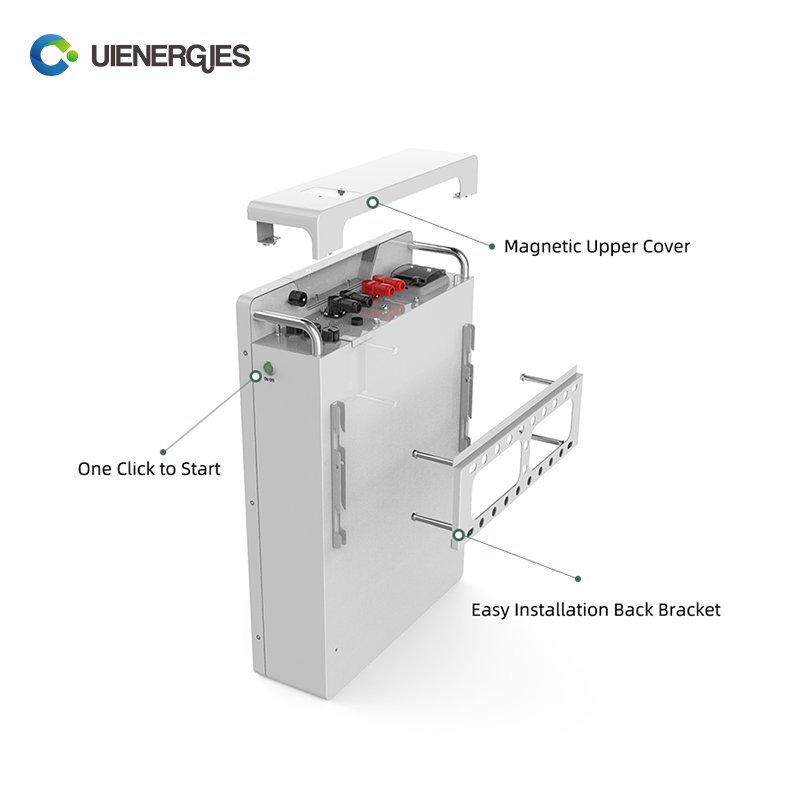 UIENERGIES High Grade Wall 10kwh Power Lithium battery 48v 200ah Lifepo4 Residential Batteries Solar Battery House System