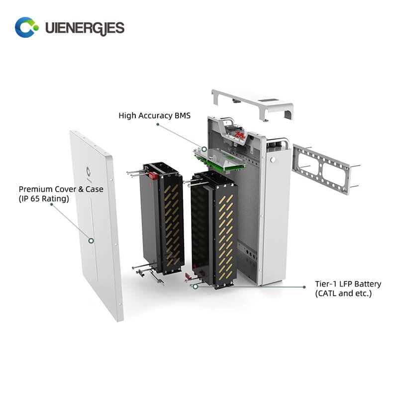 UIENERGIES High Grade Wall 10kwh Power Lithium battery 48v 200ah Lifepo4 Residential Batteries Solar Battery House System