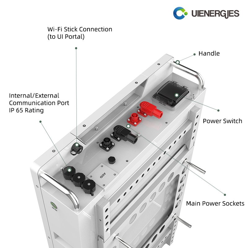 UIENERGIES High Grade Wall 10kwh Power Lithium battery 48v 200ah Lifepo4 Residential Batteries Solar Battery House System