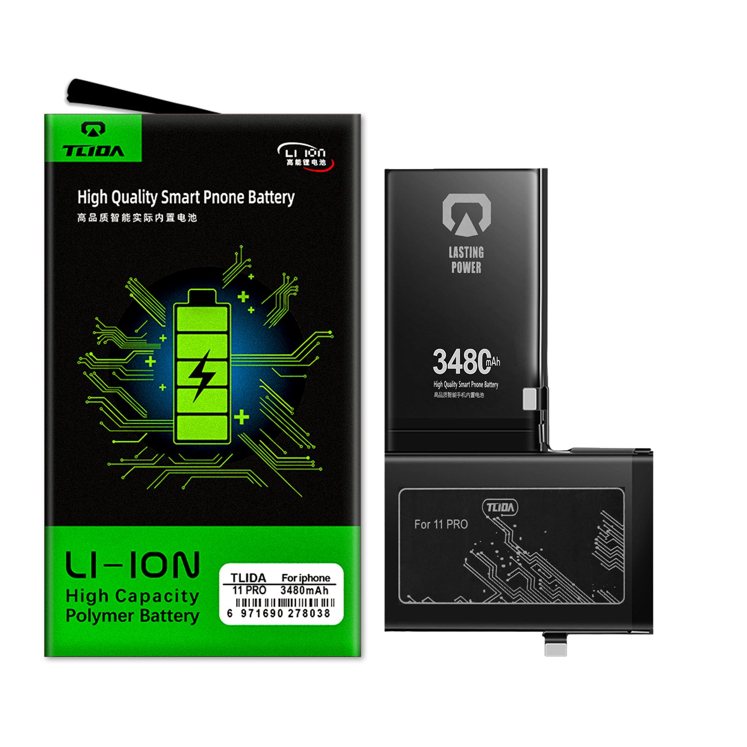 Smartphone mobile cellphone battery for iphone 11 pro high quality capacity batteries wholesale