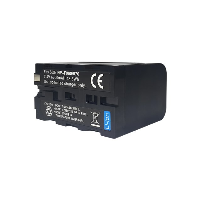 7.4V 6600mAh Lithium Ion Batteries NP-F960/F970 Digital Camera Battery for Sony DSLR DCR-VX2000 DCR-VX2100 HDR-FX1