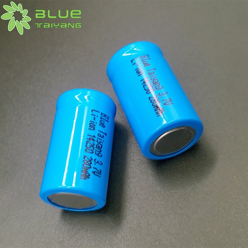High Quality Cylindrical li ion battery icr 14250 1/2AA 3.7V 280mah rechargeable lithium ion Battery