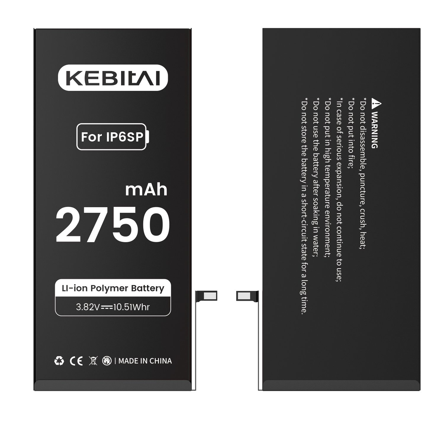 OEM Factory High Quality Thin 2000mAh Li-ion Polymer Battery For IPhone 6s 7 Plus Mobile Phones 12 Months Warranty
