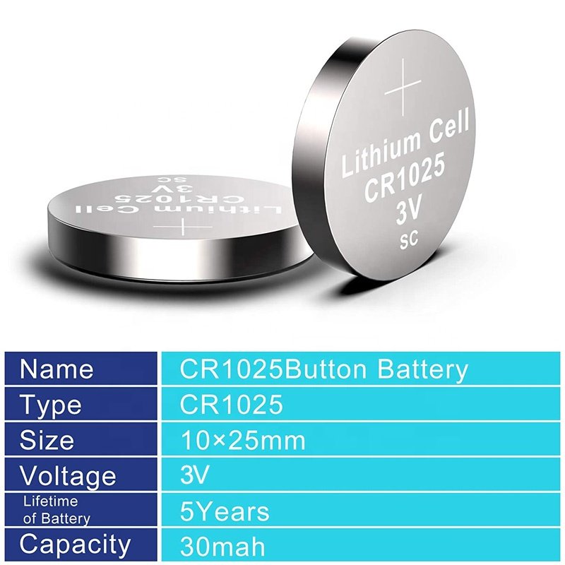 PKCELL cr1025 CR1025 3V Car Keys Digital Watch Lithium Button Batteries CR1025