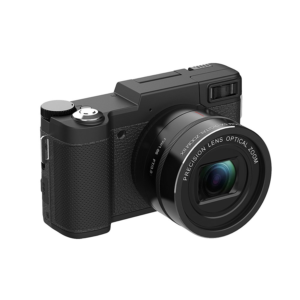 Camera 3-Inch Screen Rechargeable Battery 48 MP mega pixels 5X Optical Zoom 8X Digital zoom 4K video recording Digital Camera