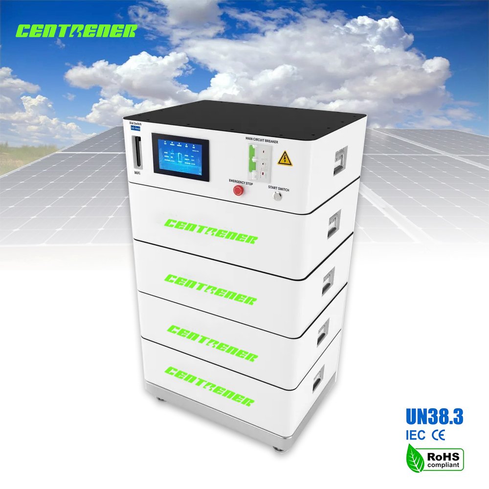 Lithium ion battery 10.24kwh 102.4V 204.8V 256V 409.6V Stackable batteries rechargeable 105Ah Lifepo4 lithium battery pack