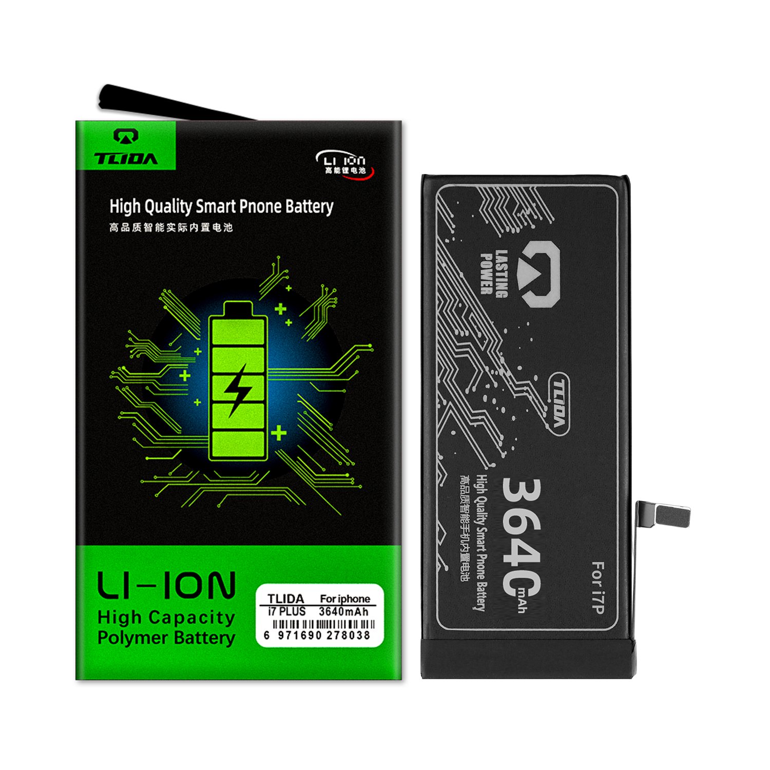 TLIDA smartphone mobile cellphone battery for iphone 7 plus high quality Batterie
