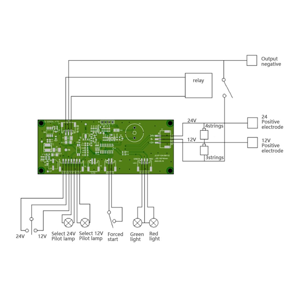 KLS Bms Bms 8S 12S 13S 14S 16S 17S 20S 24S 60A 80A 100A peak current 600A 1200A Lifepo4 Li-Ion Lto Battery