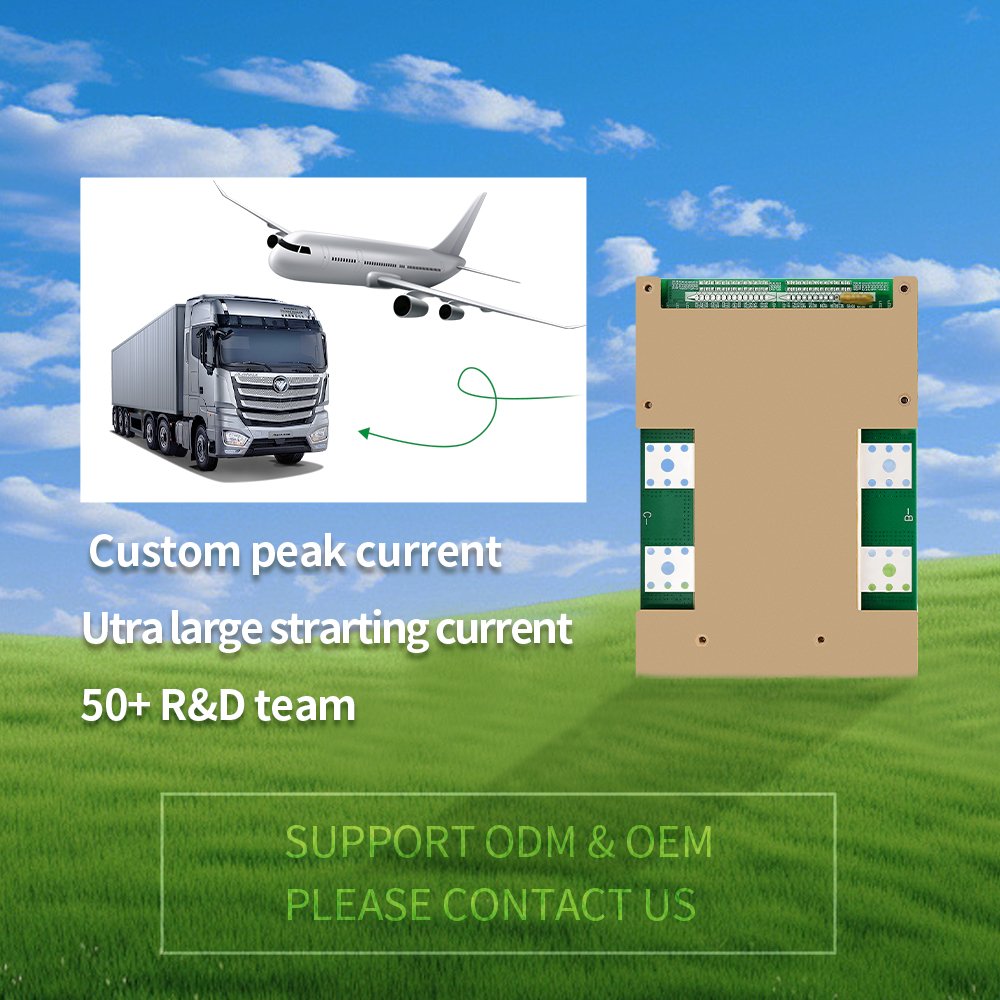 KLS Bms Bms 8S 12S 13S 14S 16S 17S 20S 24S 60A 80A 100A peak current 600A 1200A Lifepo4 Li-Ion Lto Battery