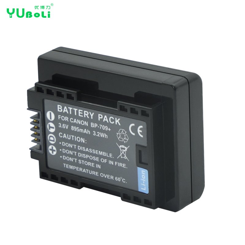 BP-709 Camcorder Battery For Canon VIXIA HF M50 M500 M52 R300 R30 R32 Digital Camera Battery