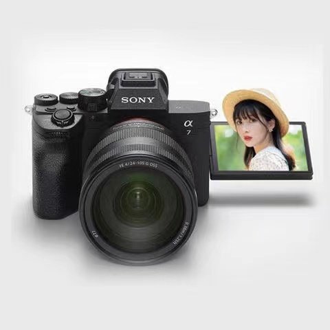 High-quality original second-hand brand A7 IV with 24-70 lens 4K HD professional micro camera with charger battery.