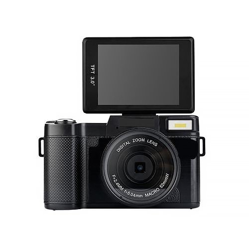 4K Digital Camera 48MP 16X Digital Zoom Flip Screen Autofocus Camcorder for Photography on YouTube