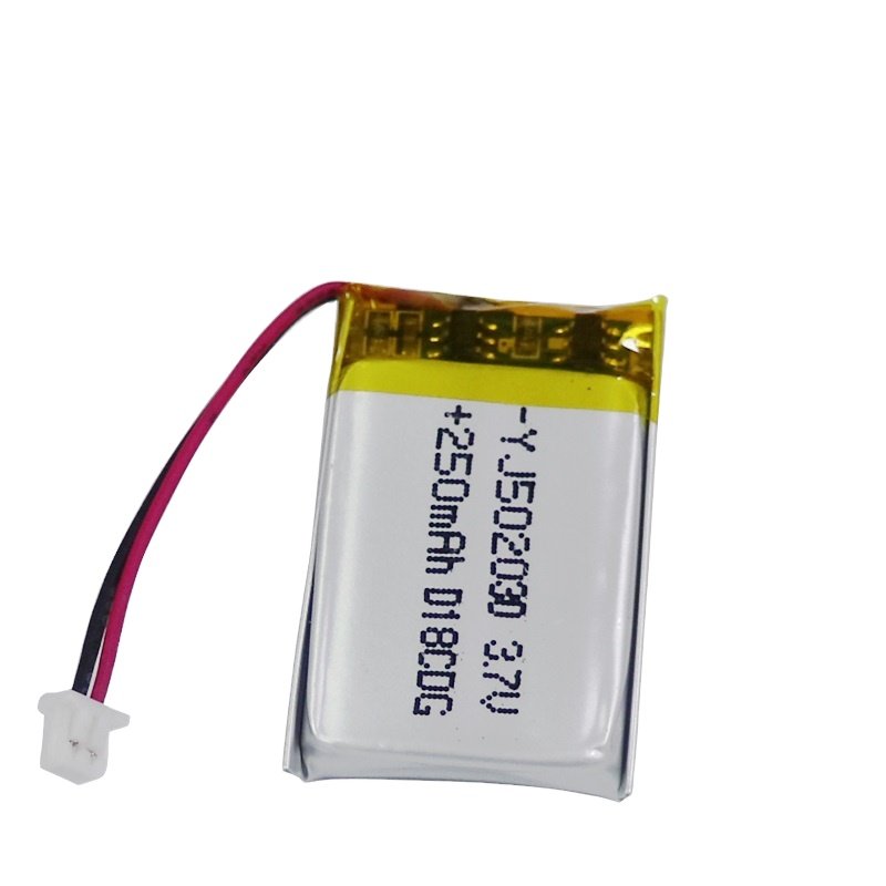 Customized digital Rechargeable Battery YJ502030/250mAh 3.7V lithium polymer battery for smart watch