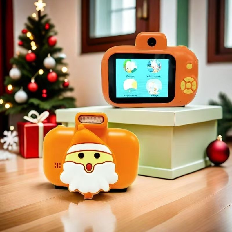 Christmas special Children's 1080P HD Dual Camera 2.4-Inch Display Flash-enabled Front and Back Cameras for Kids