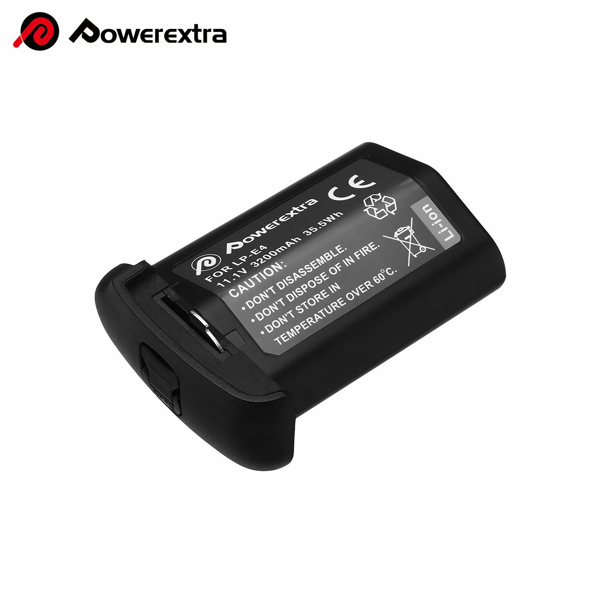 Powerextra 11.1v 3200mah Lithium Ion LP-E4 Replacement Li-ion Digital Camera Rechargeable Battery For Canon Camera