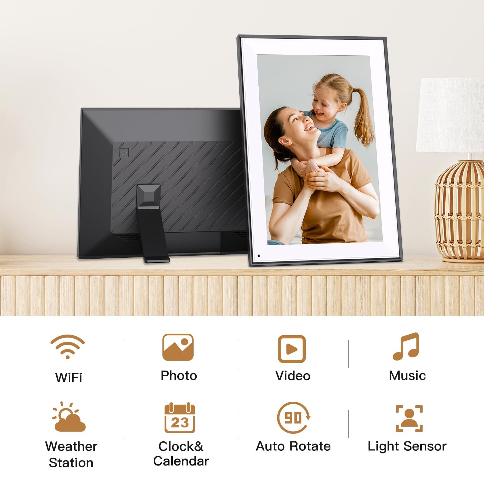10.1 inch 16G 32G 64G WIFI video smart electronic photo album display touch screen picture digital photo frame