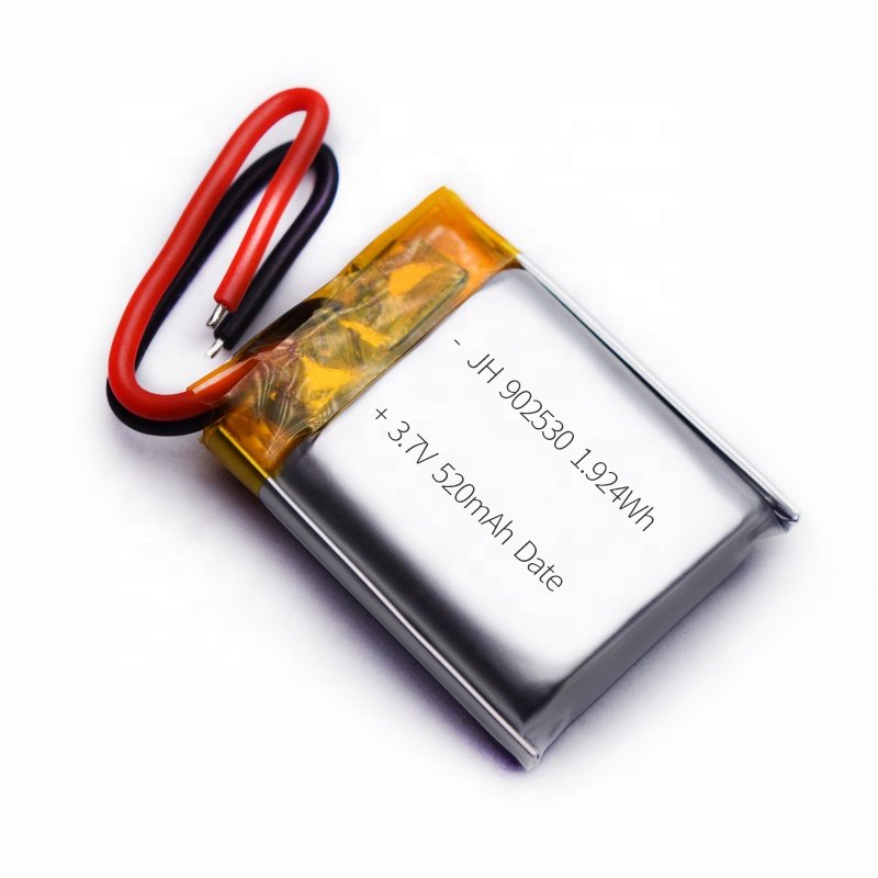 Customized 402530 902530 3.7V 520mAh 10C Lithium iron phosphate Battery Factory Price Battery Pack 902530 for HOME APPLIANCES