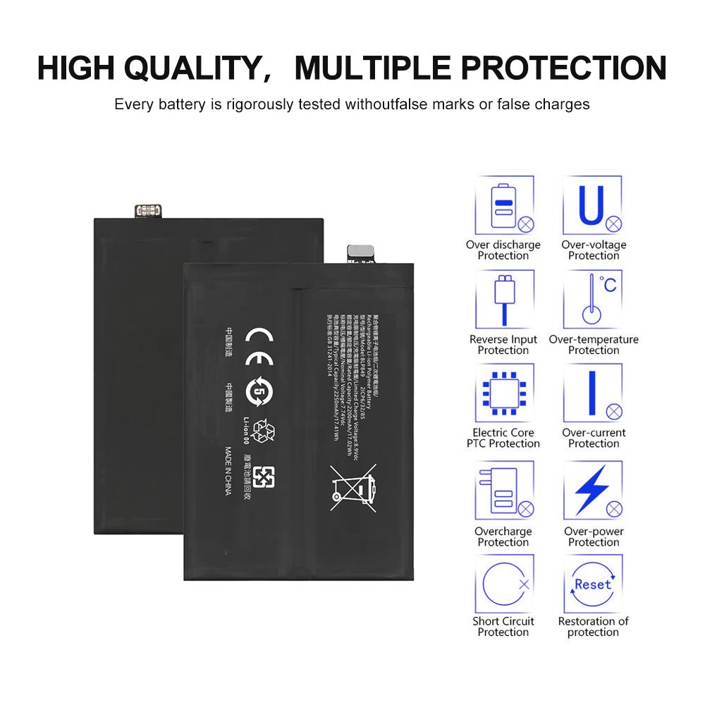 Hot Sale BLP849 Originally Phone Batteries For OnePlus GT 5G