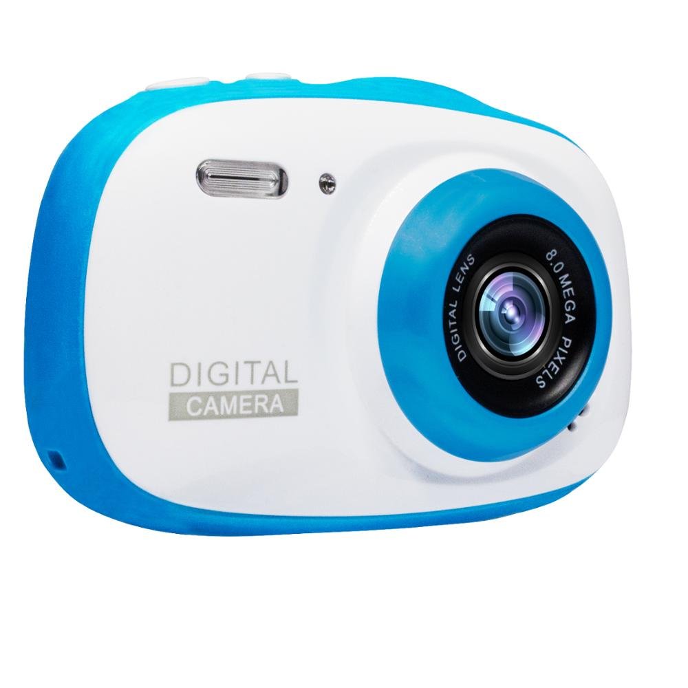 New 2019 Mini kids digital camera waterproof with built-in Li-ion battery flashlight