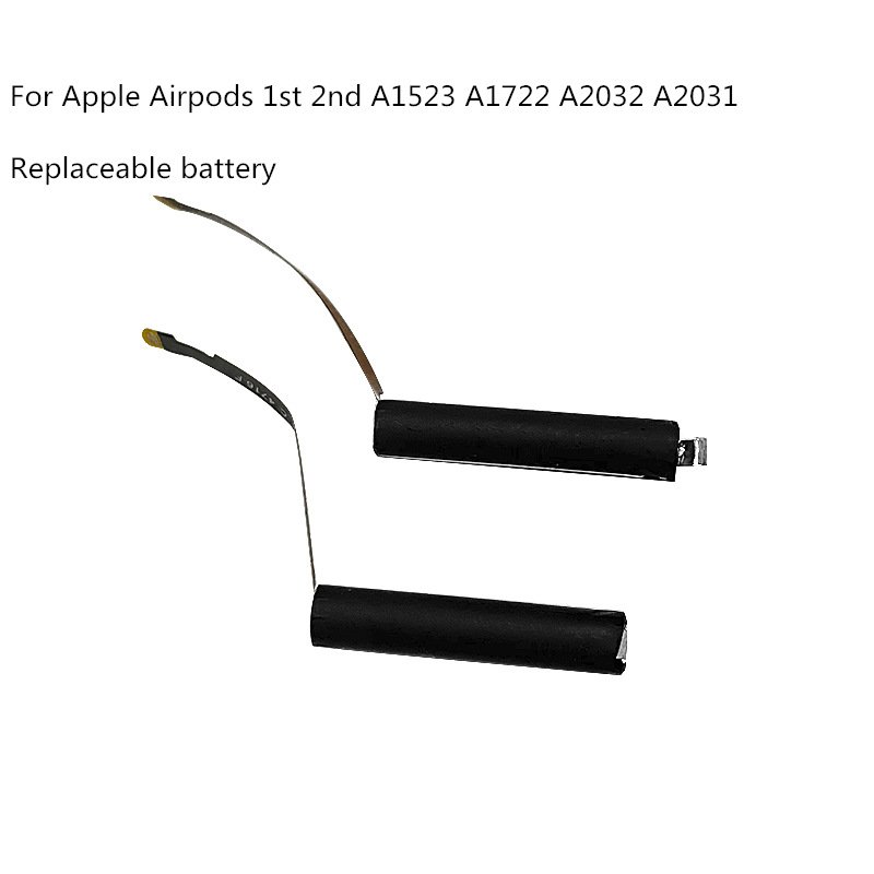 For Apple Airpods Wireless Blue Tooth Headphones A1523 A1722 A2032 A2031 for Air Pods 1 For Apple Air Pods 2 Replacement Battery