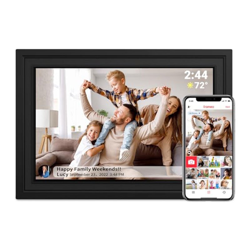 10.1 Inch WiFi Digital Picture Frame 1280x800 HD IPS Touchscreen Digital Photo album Auto Rotate Wall Mountable Instantly Share