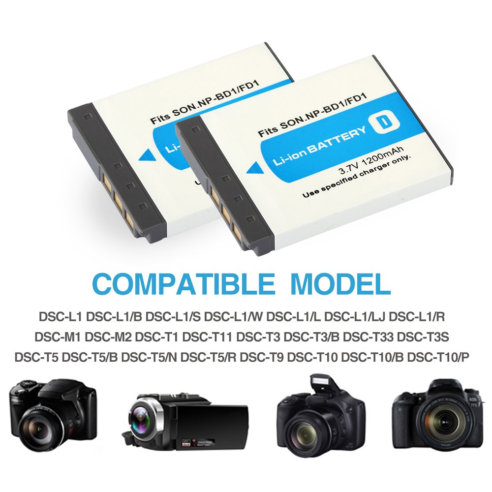 1200mah Battery NP-FT1 for SONY DSC-L1 DSC-M1 DSC-M2 DSC-T10 DSC-L1 DSC-T1 DSC-T3 DSC-T5 DSC-T10 NP FT1 NPFT1 Batteries Camera