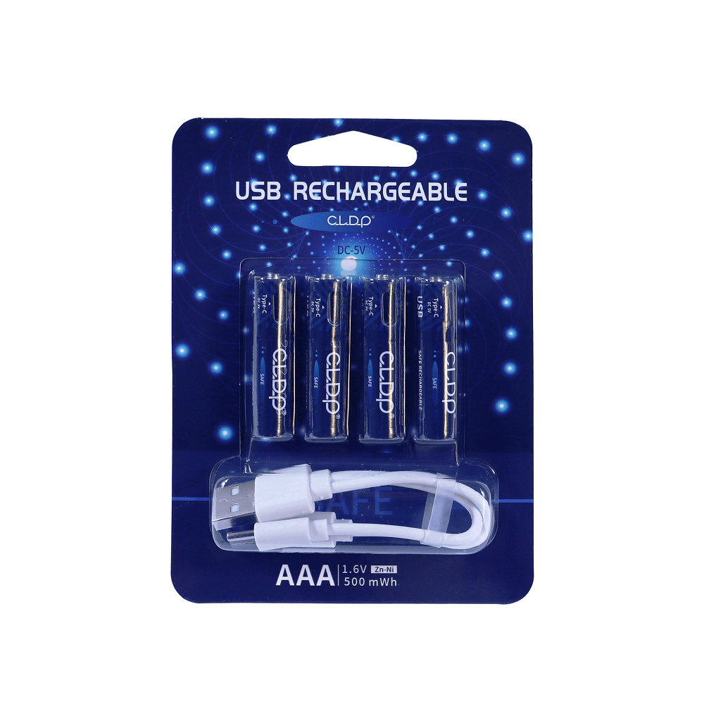 Cheap Price CLDP 1.6v Nizn Triple Aaa Size Rechargeable batteries Aaa 1.5v Rechargeable battery With Usb Port