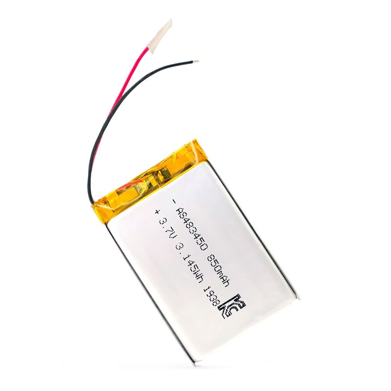 Customized Support! Rechargeable 3.7v lipo battery 483450 3.7v 850mAh lithium polymer battery with UL/CE Certificates