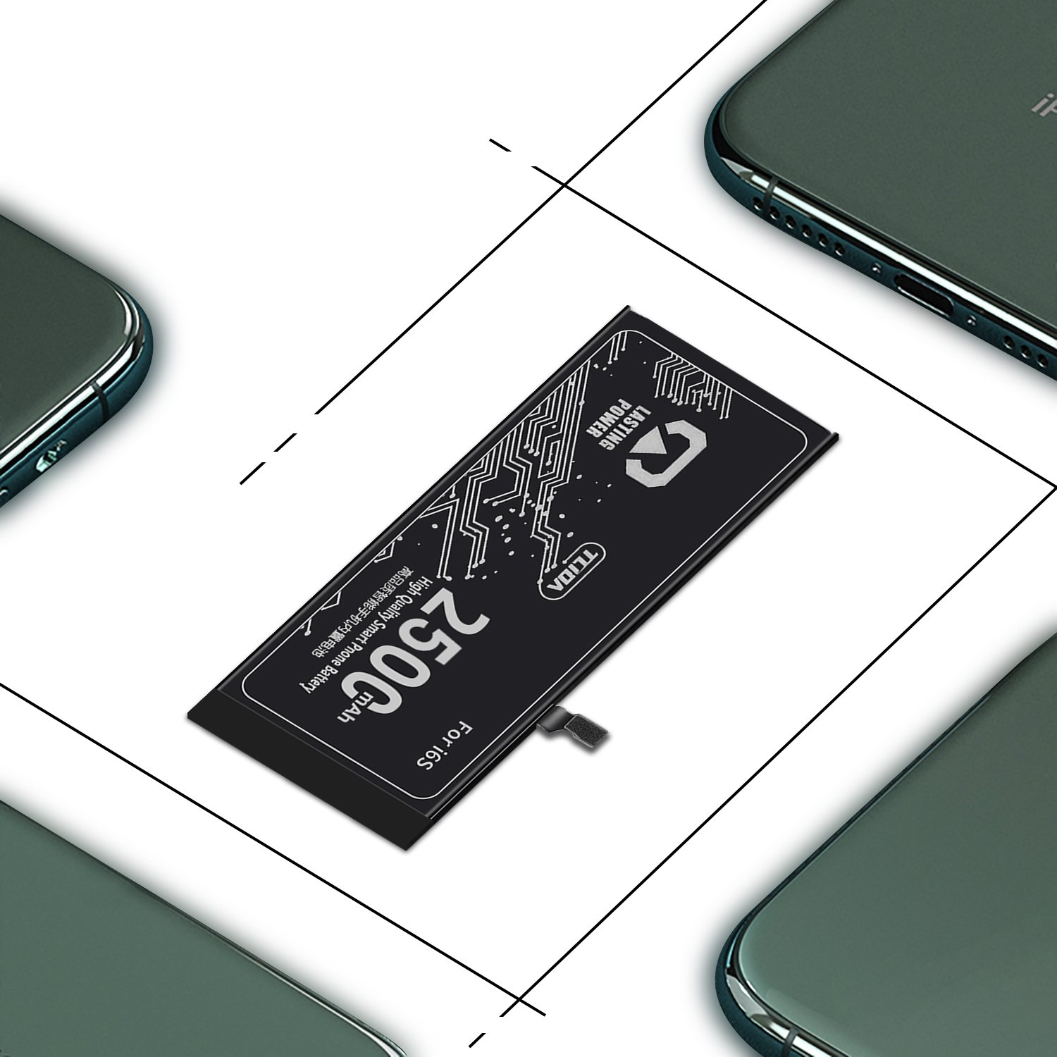 TLIDA smartphone mobile cellphone battery for iphone 6S high quality Batterie capacity Batteries wholesale