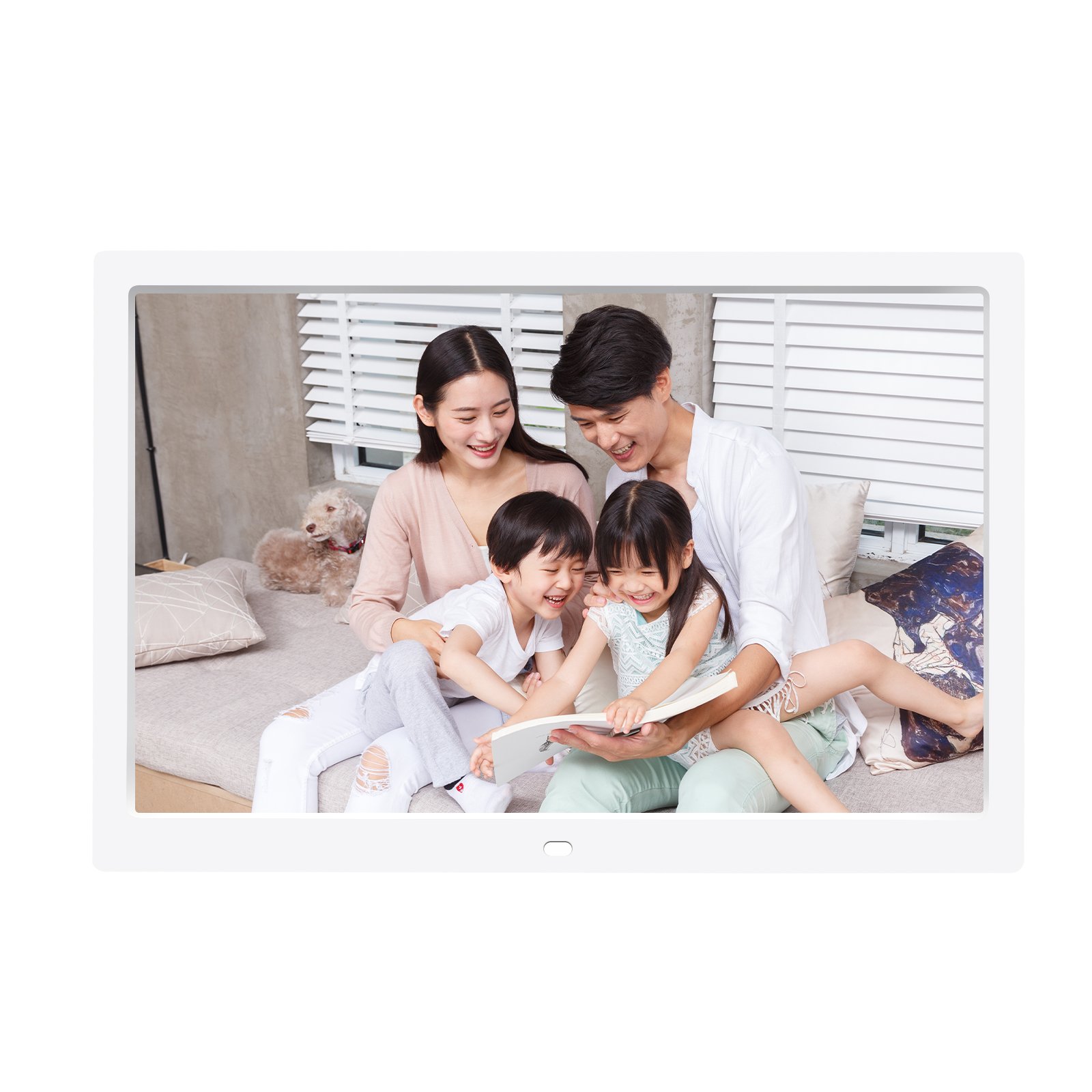 Wucaihong OEM Body sensor digital picture frame video decoder board and body induction 10 inch digital photo frames