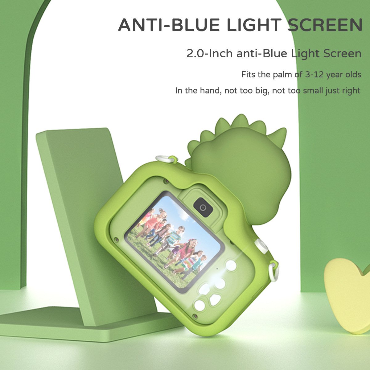 Kids Camera Toys for Girls Children Digital Video Camera with Protective Silicone Cover Christmas Birthday Gifts