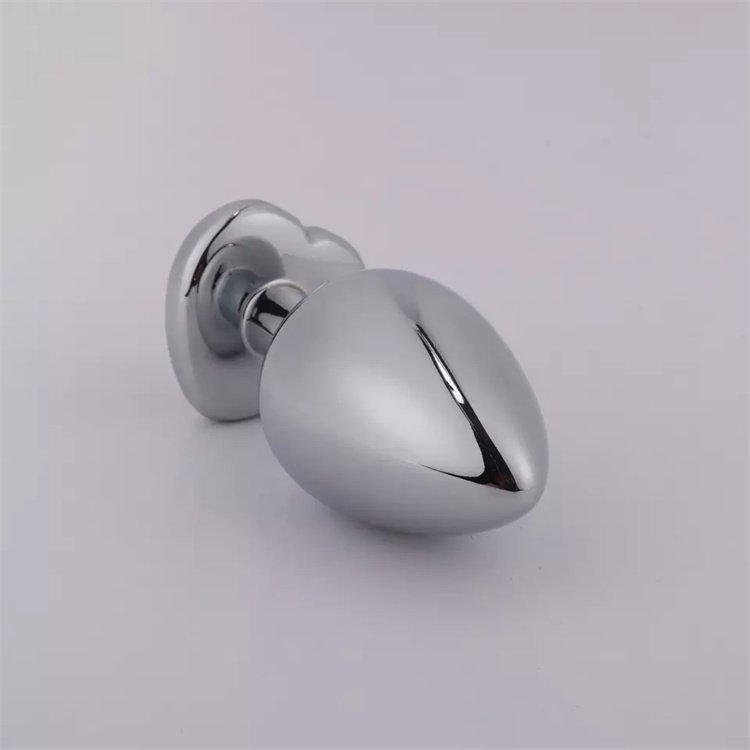 Anal Sex Toys For Men Women 3 Sizes Stainless Steel Jewelry Anal Plug Heart Shape Butt Plug Metal