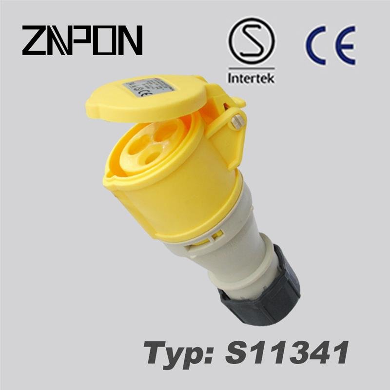 ZNPON 32A 240V 2P+E male and female industrial plug and socket