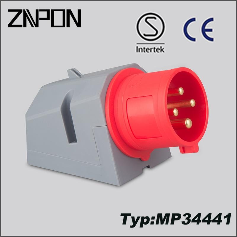 ZNPON 32A 240V 2P+E male and female industrial plug and socket