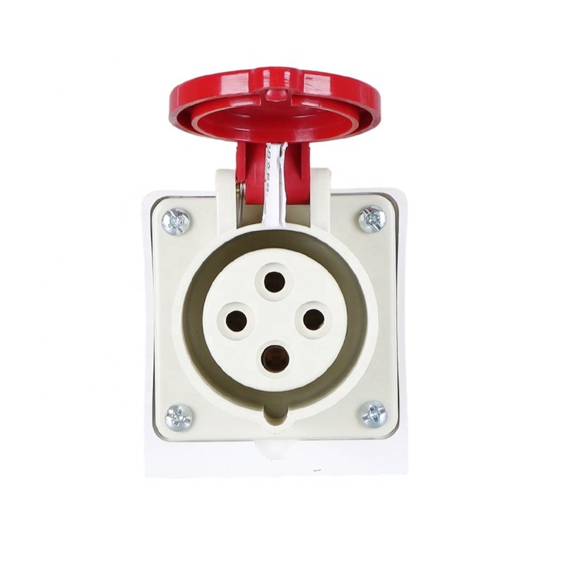 ZNG-114 3 Phase 380V/415V 16A 4 Pin Wall Mount Industrial Plug Socket