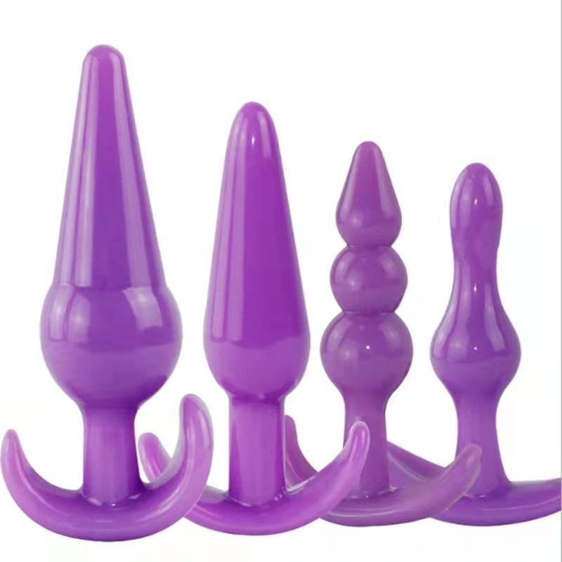 Soft Silicone Anal Plug Prostate Massage Anus Dilator Butt Plug Dildos for Men Gay Erotic Accessories