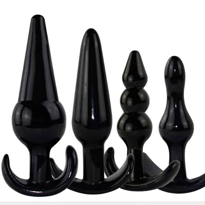 Soft Silicone Anal Plug Prostate Massage Anus Dilator Butt Plug Dildos for Men Gay Erotic Accessories