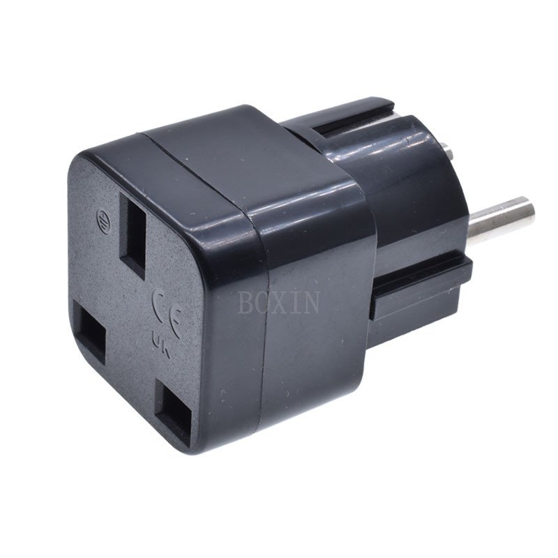 EU to UK travel plug adapter 2 pins plug Germany, South Korea, France Germany, South Korea, France plug CE certification