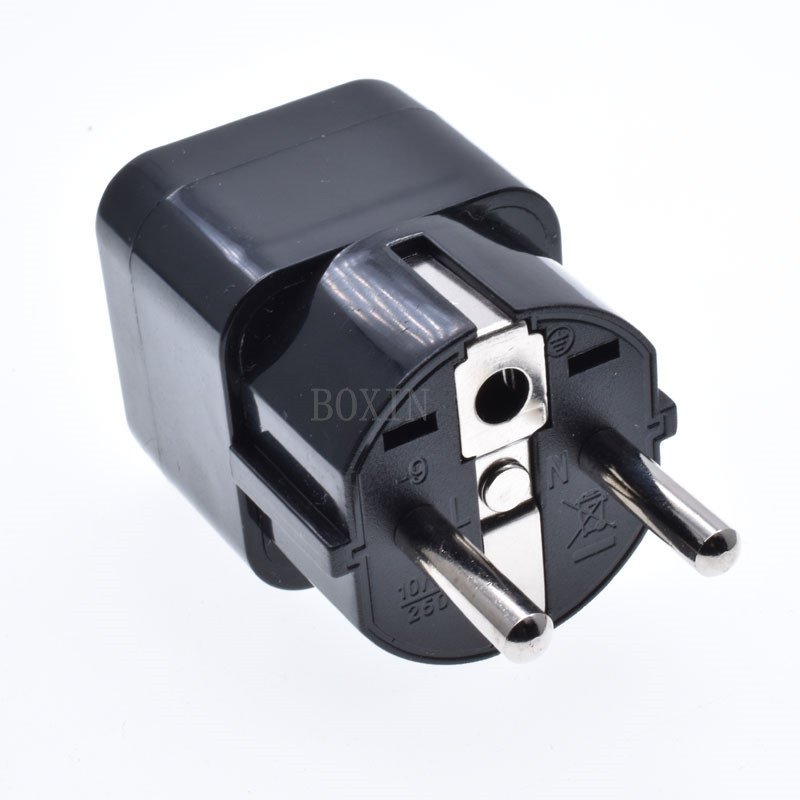 EU to UK travel plug adapter 2 pins plug Germany, South Korea, France Germany, South Korea, France plug CE certification