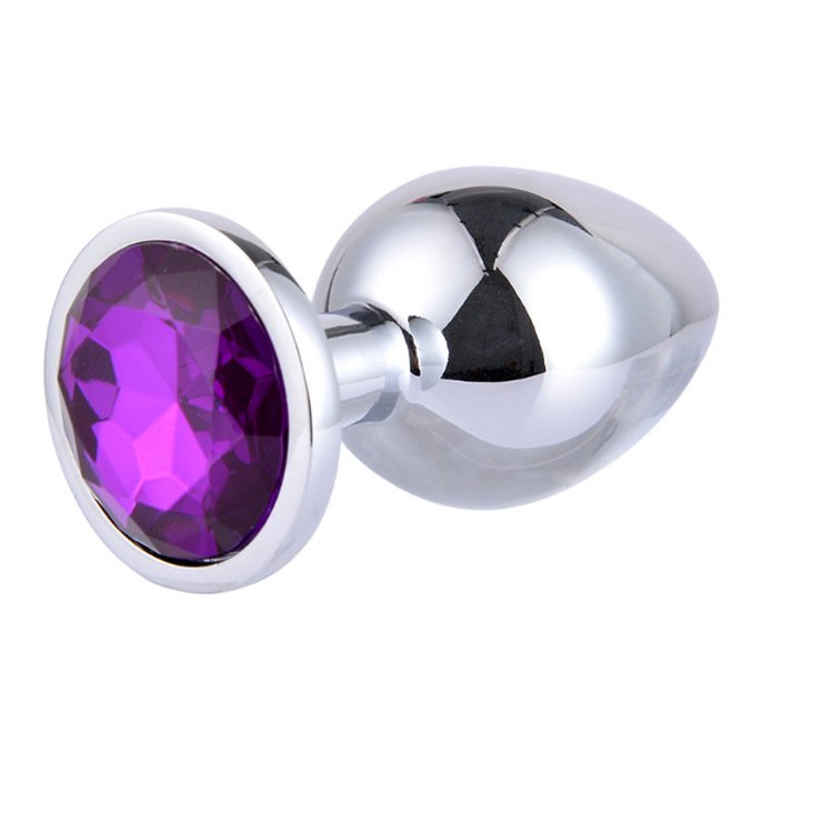 Stainless Steel Expand Anal Plugs Metal Anal Plug Steel Jewel Butt Plug