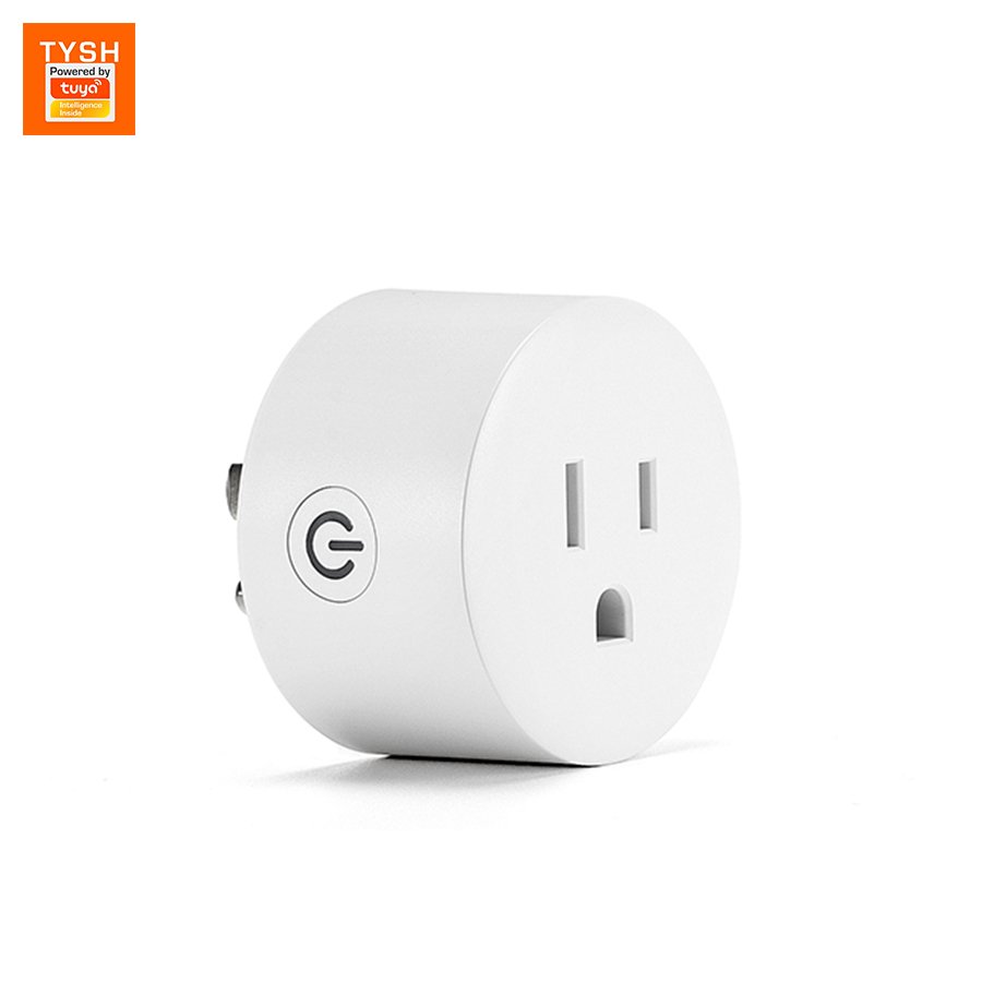 Tuya 10A 15A TYSH Us Alexa Google Home Wall Smart Socket Remote Control Timing Function Mini Wifi Smart Plug