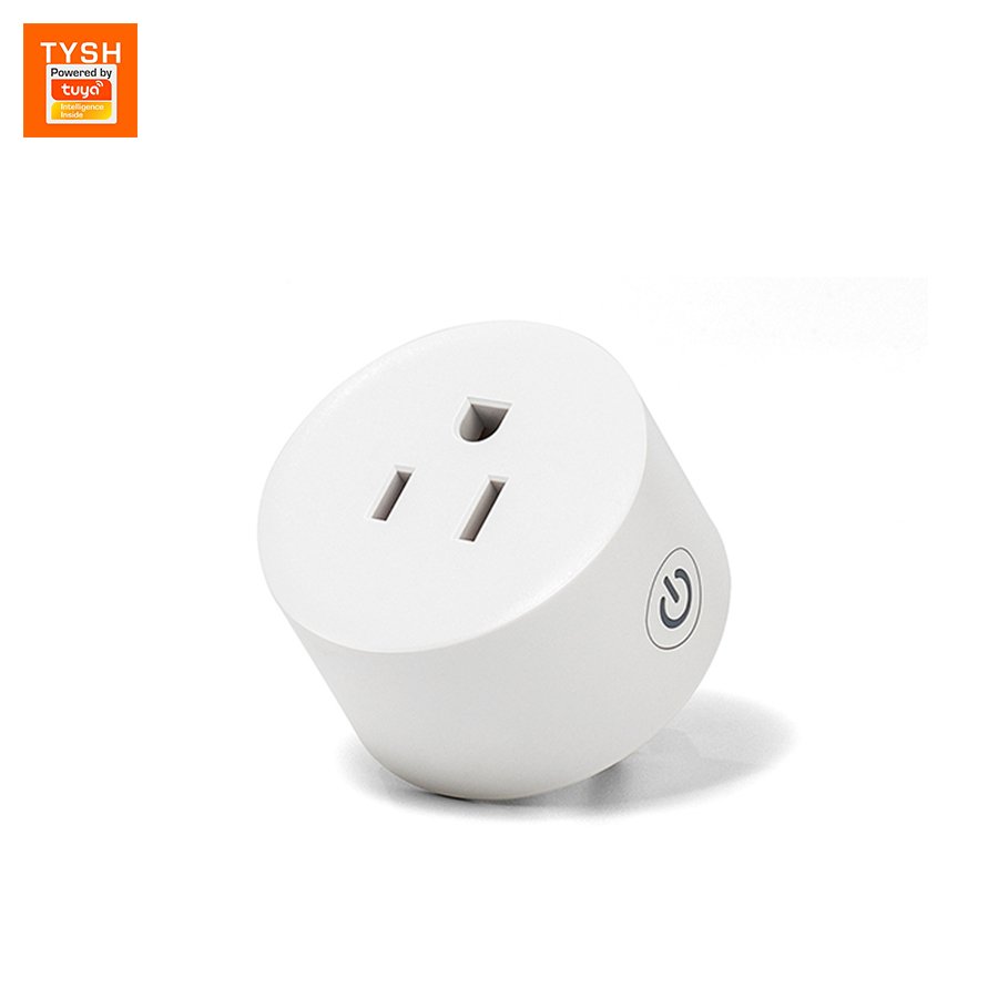 Tuya 10A 15A TYSH Us Alexa Google Home Wall Smart Socket Remote Control Timing Function Mini Wifi Smart Plug