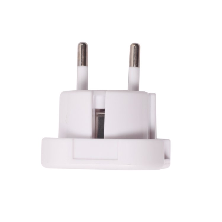 UKCA 9625 Travel Adaptor White UK to EU Europe European Plug Adapter UK to EU, UK 3 Pin to Plug