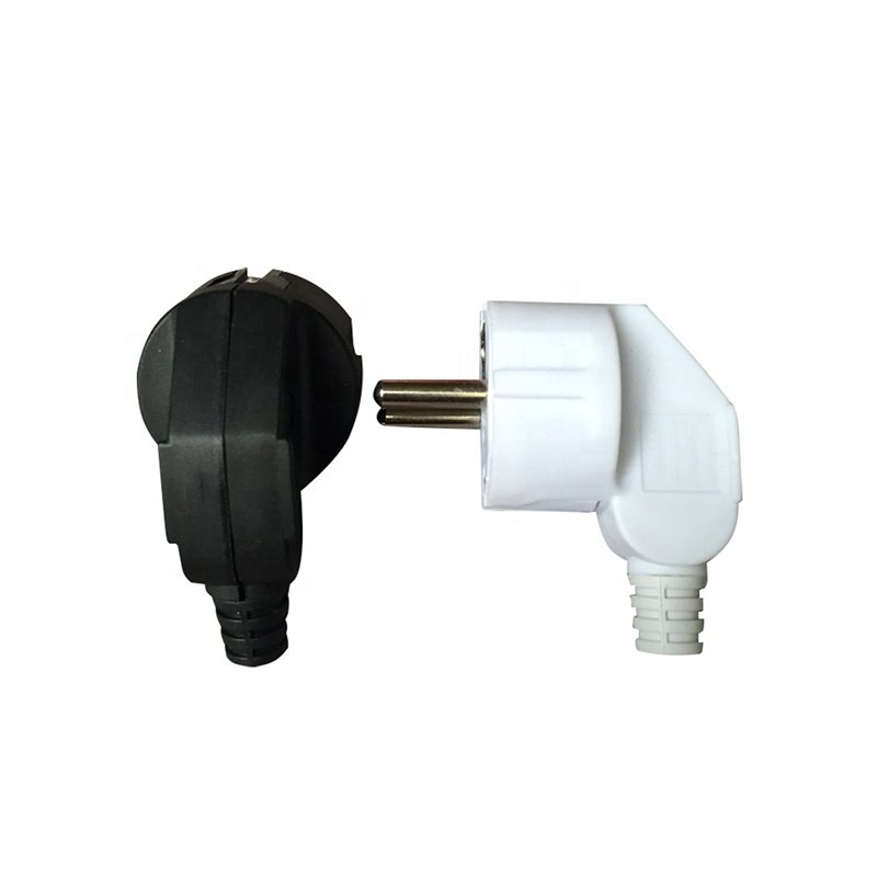 16A EU European 2 Pin AC 250V Electrical Power Socket Rewireable Plug Male Sockets Outlets Adapter