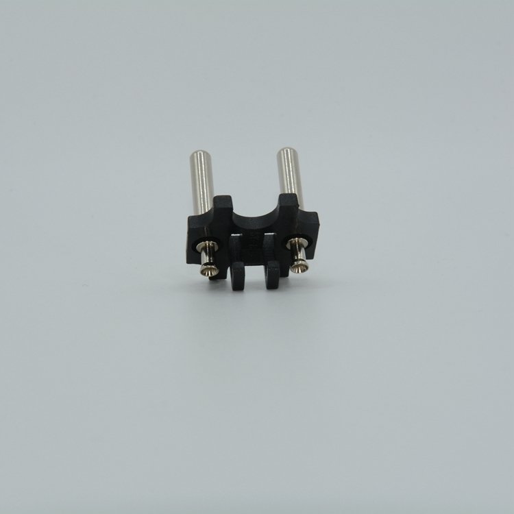 High Quality Round Plug Insert 2 Pins EU Hollow Plug Insert for Electrical Equipment